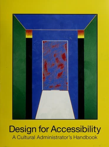Tapa de Design for accessibility