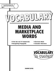 Tapa de Media and marketplace words