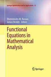 Tapa de Functional Equations in Mathematical Analysis