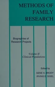 Tapa de Methods of family research