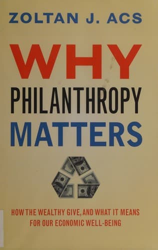 Tapa de Why philanthropy matters