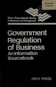 Tapa de Government regulation of business