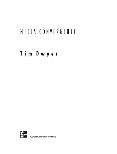 Tapa de Media convergence