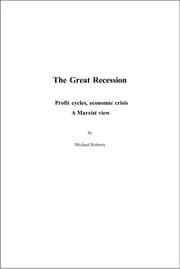 Tapa de The great recession