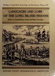 Tapa de Languages and lore of the Long Island Indians