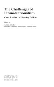 Tapa de The challenges of ethno-nationalism