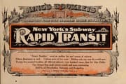 Tapa de New York's subway rapid transit