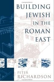 Tapa de Building Jewish In The Roman East