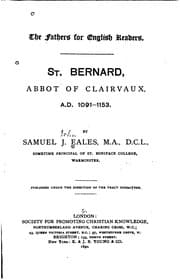 Tapa de St. Bernard, abbot of Clairvaux, 1091-1153