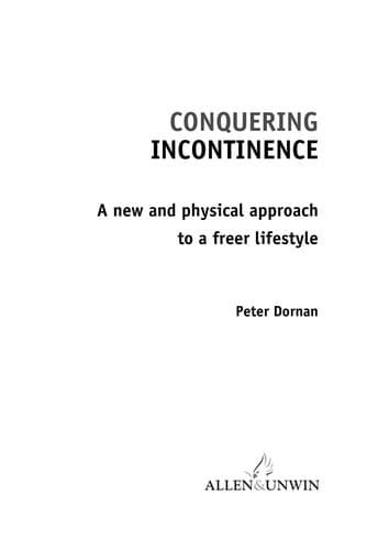 Tapa de Conquering Incontinence