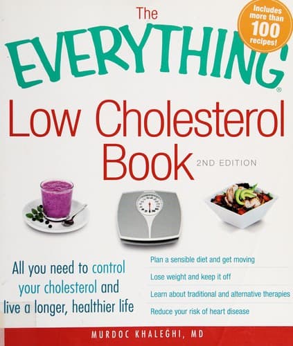 Tapa de The everything® low cholesterol book