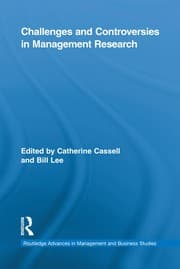 Tapa de Challenges and controversies in management research