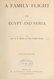 Tapa de A family flight over Egypt and Syria