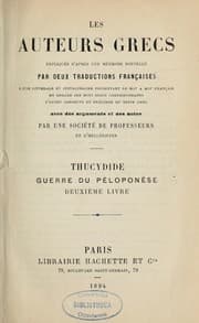 Tapa de Guerre du Peloponèse