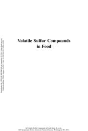 Tapa de Volatile sulfur compounds in food