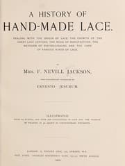 Tapa de A history of hand-made lace