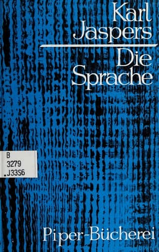 Tapa de Die Sprache
