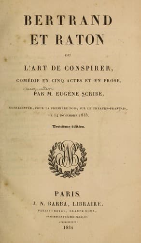 Tapa de Bertrand et Raton