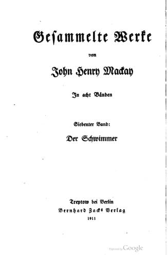 Tapa de Gesammelte Werke