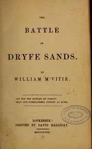 Tapa de The battle of Dryfe Sands