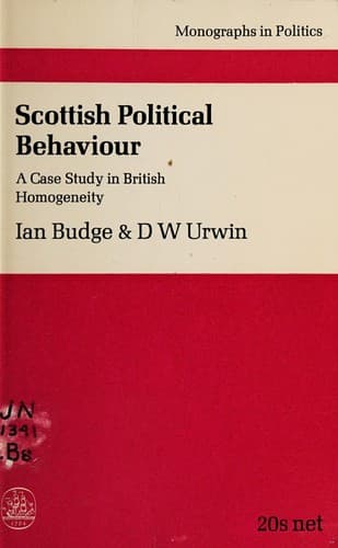 Tapa de Scottish political behaviour