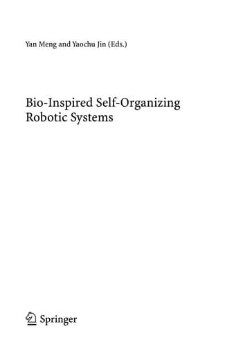 Tapa de Bio-Inspired Self-Organizing Robotic Systems