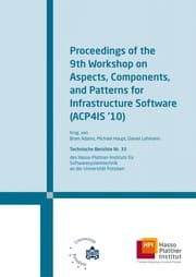 Tapa de Proceedings of the 9th Workshop on Aspects, Components, and Patterns for Infrastructure Software (ACP4IS '10)