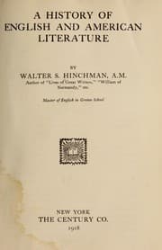 Tapa de A history of English and American literature