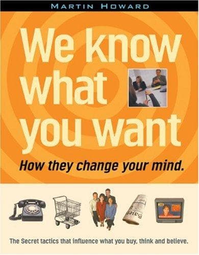 Tapa de We Know What You Want