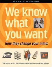 Tapa de We Know What You Want