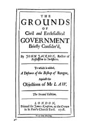 Tapa de The grounds of civil and ecclesiastical government briefly consider'd