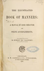 Tapa de The illustrated book of manners