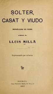 Tapa de Solter, casat y viudo