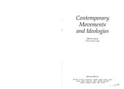 Tapa de Contemporary movements and ideologies
