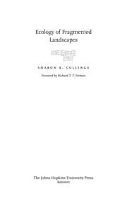 Tapa de Ecology of fragmented landscapes