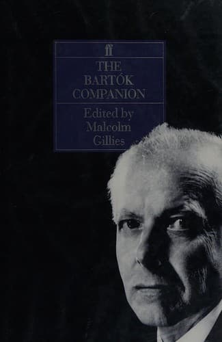Tapa de The Bartók companion