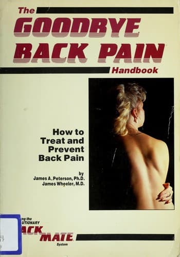 Tapa de The goodbye back pain handbook