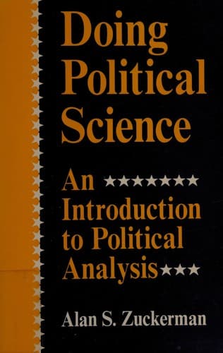 Tapa de Doing political science