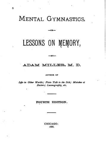 Tapa de Mental Gymnastics: Or Lessons on Memory