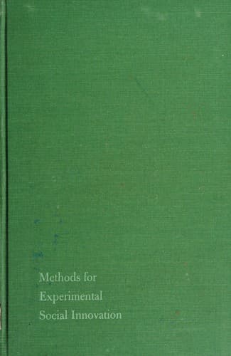 Tapa de Methods for experimental social innovation