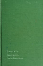 Tapa de Methods for experimental social innovation