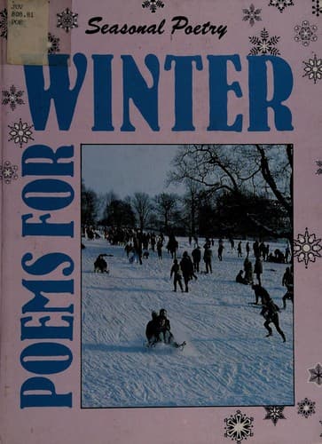 Tapa de Poems for winter