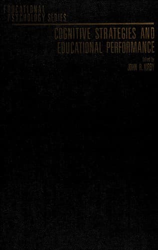 Tapa de Cognitive strategies and educational performance