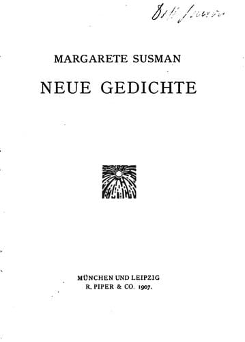 Tapa de Neue Gedichte