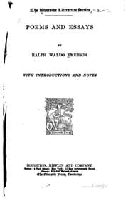 Tapa de Poems and Essays