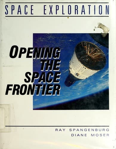 Tapa de Opening the space frontier