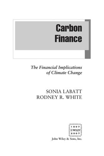 Tapa de Carbon finance