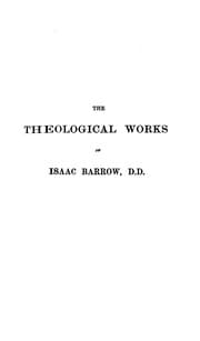 Tapa de The theological works of Isaac Barrow