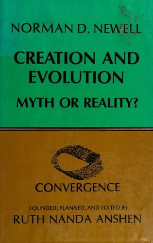 Tapa de Creation and evolution