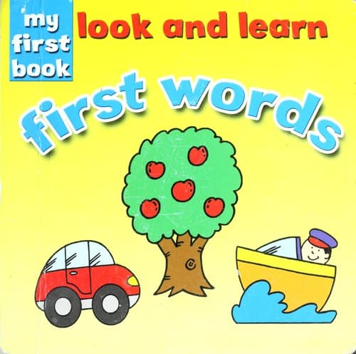 Tapa de First Words (Look and Learn, My First Book)